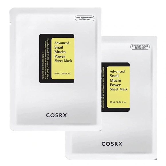 COSRX Other - $8❤️‍🔥 COSRX Advanced Snail Mucin Power Essence Sheet Mask 2PK 🐌 NEW